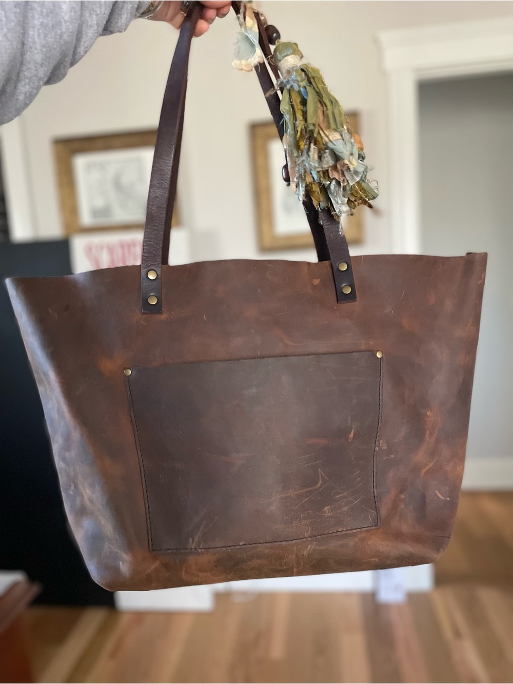Portland Leather Goods Oversized Classic Tote in Canyon
